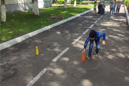 Физкультура на прогулке