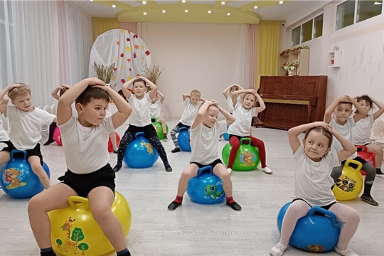 Фитбол-гимнастика в детском саду