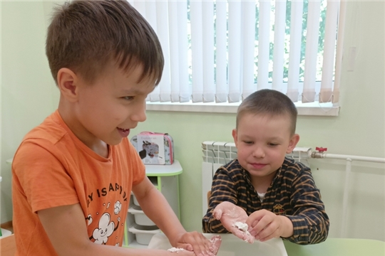 Экспериментальное занятие «искусственный снег».