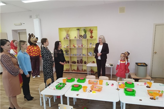 Открытие гончарной мастерской в детском саду.