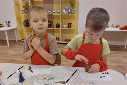 Искусство гончарного дела в детском саду.