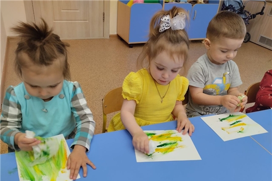 Маленькие художники.