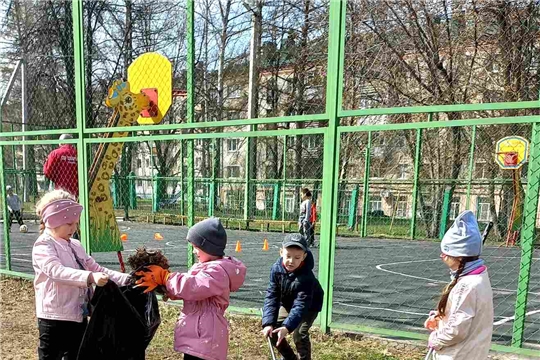 Субботник в детском саду