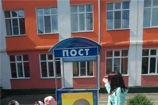 Экскурсия на площадку по ПДД лицея №4 г.Чебоксары 
