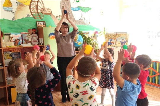 Занятия логоритмикой.