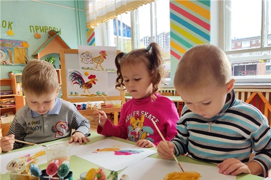 Занятие по рисованию, изображение  "Храброго Петушка"