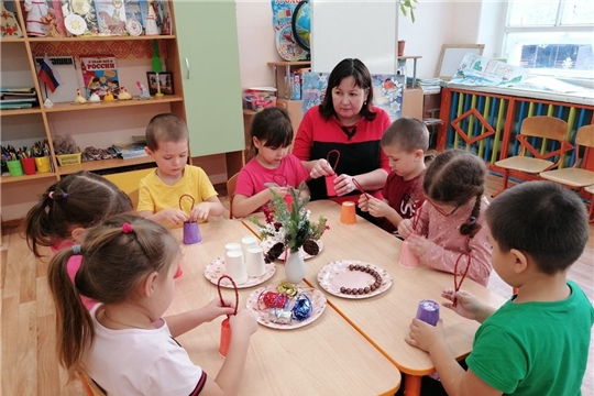  Мастер-класс "Новогодний колокольчик с чувашским узором".