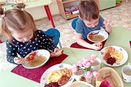 С 1 марта детский сад  перешел на сезонное весеннее меню