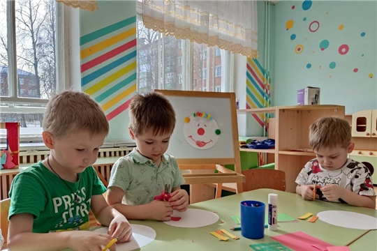 В группе "Лесная сказка"  поселились необычные клоуны.
