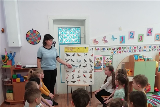 Познавательный час "Перелетные птицы" для детей подготовительной группы "Радуга"