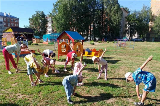 Утром для порядка делаем зарядку.