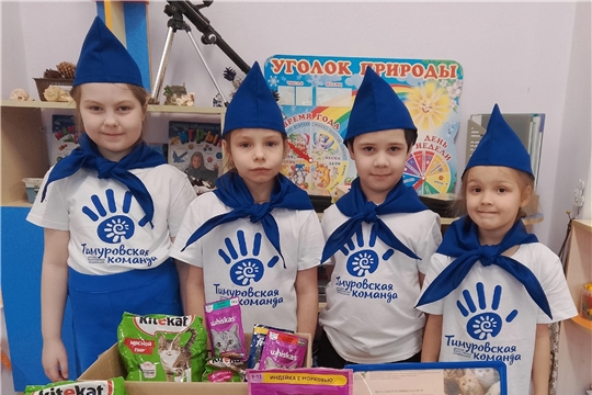 Наши маленькие Тимуровцы принимают участие в городской акции 😺 "Кошки у окошка"😺.