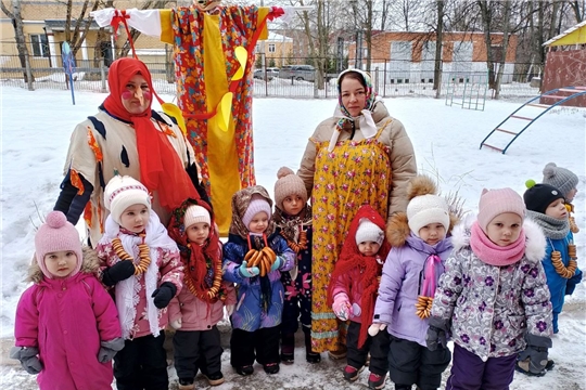 Масленичные гуляния в детском саду прошли весело.