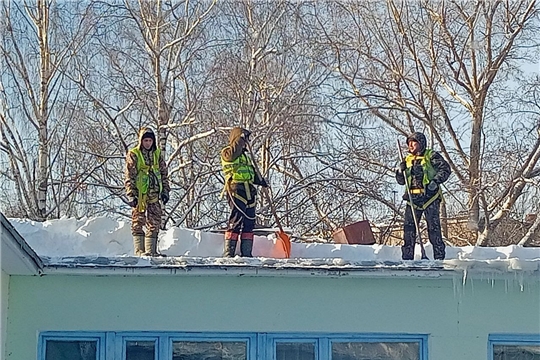 Очистка кровли