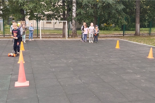 "Весёлые старты на самокатах"
