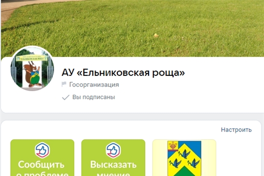 У Ельниковской рощи есть социальные сети