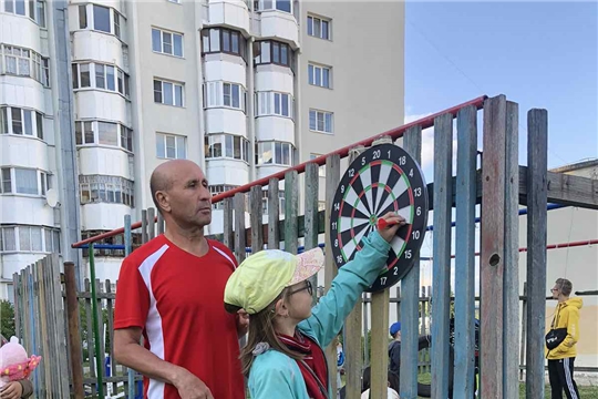  Соревнования  по дартсу на дворовой площадке по ул. Р. Люксембург,3