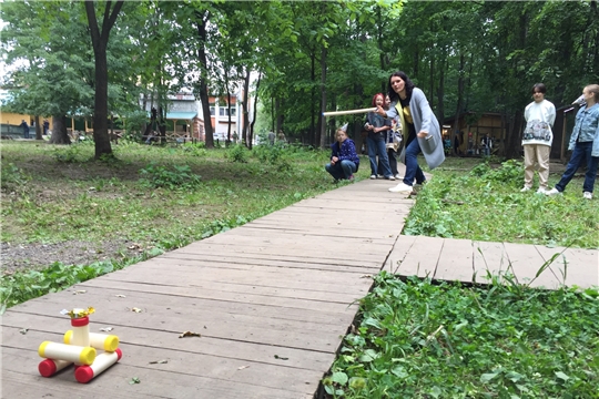 Игра в городки на ул. Афанасьева (14.07.2023) Инструктор по спорту-Капитонов Д.И.