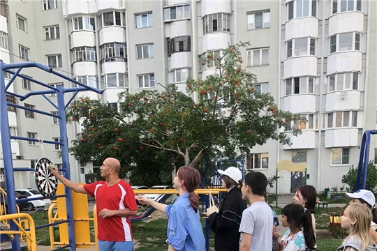Соревнования по дартсу на спортивной площадке по ул. Р.Люксембург, 3 (28.07.2023) Инструктор по спорту - Павлов В.А. 