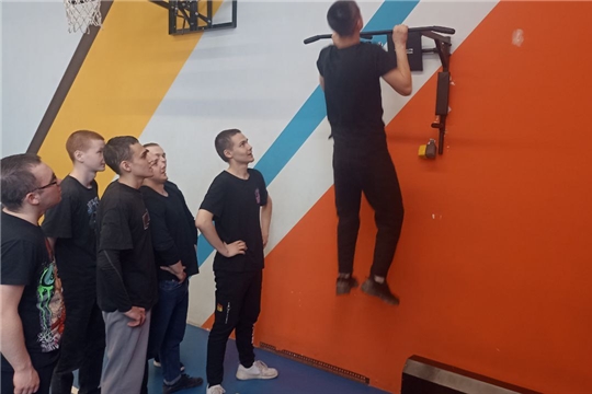 Соревнование по подтягиваниям. Инструктор по спорту - Жуков А.Н. 04.04.25