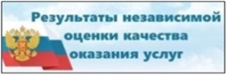 Результаты независимой оценки качества оказания услуг