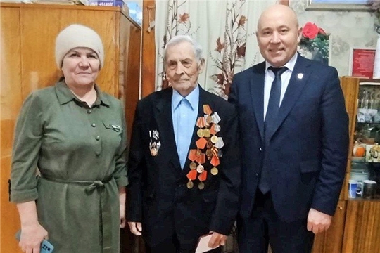 Ветеранам ВОВ вручены юбилейные медели «80-лет Победы в Великой Отечественной войне 1941-1945 годов»