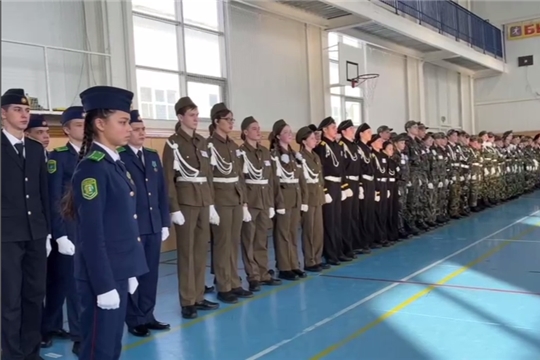 В Аликовском МО состоялся "VII районный фестиваль отделений ВВПОД «ЮНАРМИЯ»"