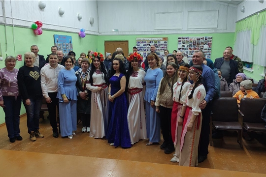 Встреча с Альбиной Юрату состоялась в д. Малое Камаево