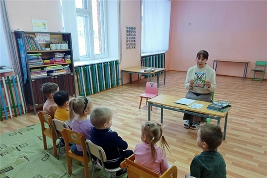 Викторина "Азбука леса" с дошколятами с Сыбайкасинской сельской библиотекой