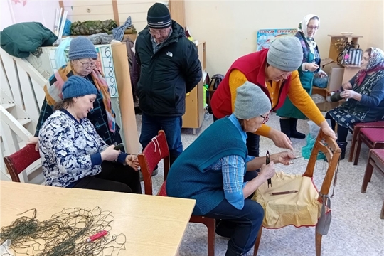 Мастер-класс " Ячейка за ячейкой" января в Сосновской сельской библиотеке