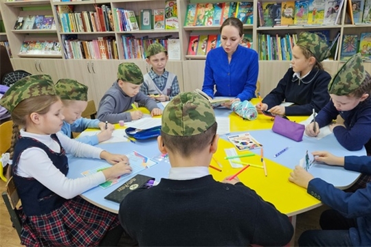 Патриотическая акция «Письмо солдату» в Адабайской сельской библиотеке совместно с Адабайским сельским клубом