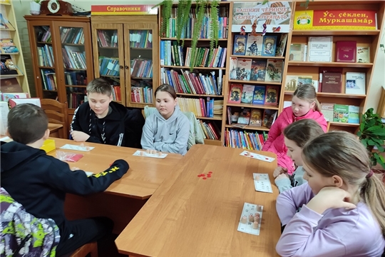 Игра-путешествие «Планета здорового детства» в Анаткасинской сельской библиотеке