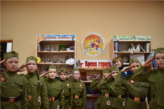Конкурс "Богатырская сила" в Кашмашской сельской библиотеке.