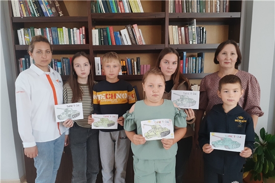 Час мужества "В огне Курской битвы" в отделе по работе с детьми