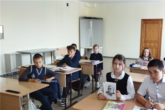 Литературный час "Поэзия души - Расула Гамзатова" в Новоатайской сельской библиотеке