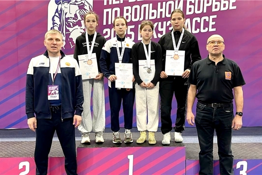 Призеры Первенства России по вольной борьбе