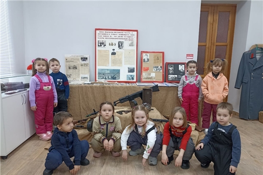 Воспитанники МАДОУ «Детский сад «Солнышко» посетили краеведческий народный музей.