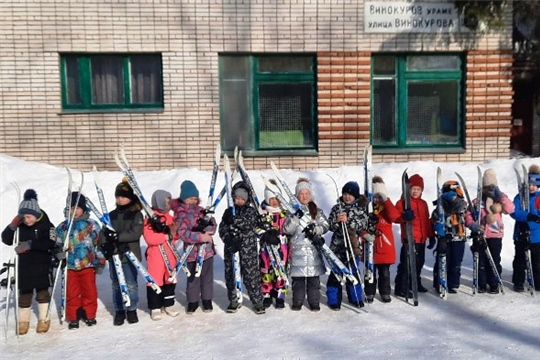#Малыши_крепыши34 на «Лыжне здоровья» в ПКиО «Ельниковская роща»