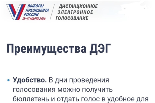 Избирком Чувашии: стартовал прием заявлений на участие в ДЭГ