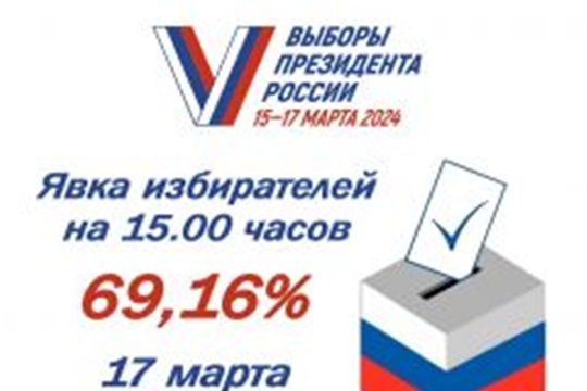 Стали известны данные по явке на 15.00 по Чувашии и Новочебоксарску