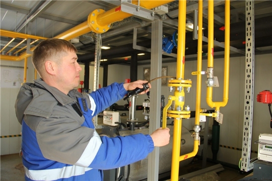 К строящейся школе в Чурачиках подвели газ