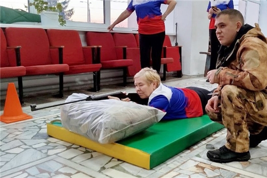 На огневом рубеже женщины