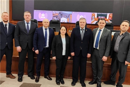 Руководитель филиала ФГБУ "Россельхозцентр" по Чувашской Республике Сергей Павлов принимает участие в оперативном совещании