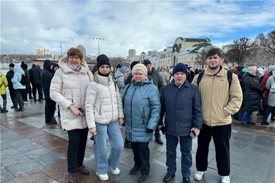 Сотрудники спортшколы на Форум-концерте "Единство народа"