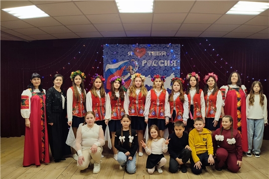 Концерт "Я люблю тебя, Россия!" в Трёхбалтаевском ЦСДК. 