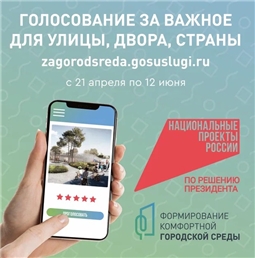 Онлайн голосование граждан по отбору общественных территорий