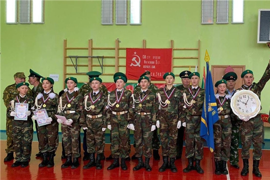 Победа отряда «Юные друзья пограничников» МБОУ «Карабай-Шемуршинская СОШ»