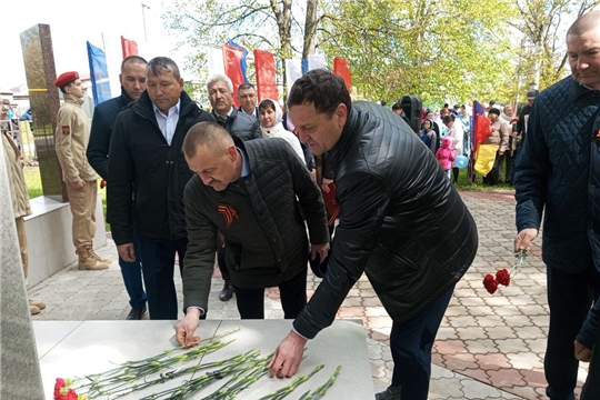 В Шемуршинском муниципальном округе состоялся торжественный митинг, посвященный 79-й годовщине Победы в Великой Отечественной войне.