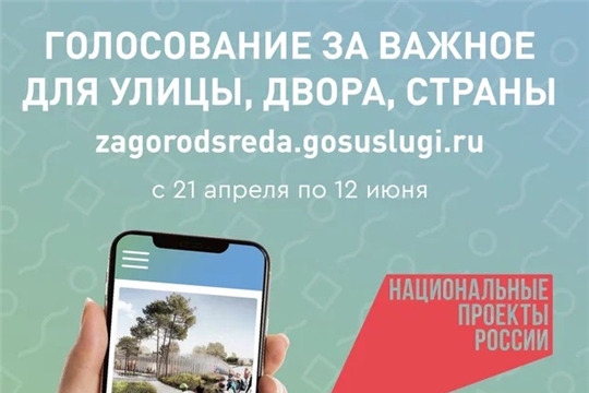 C 21 апреля по 12 июня проводится Всероссийское онлайн голосование граждан по отбору общественных территорий