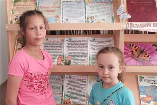 В Ходарской сельской библиотеке провели урок безопасности «Безопасное лето»